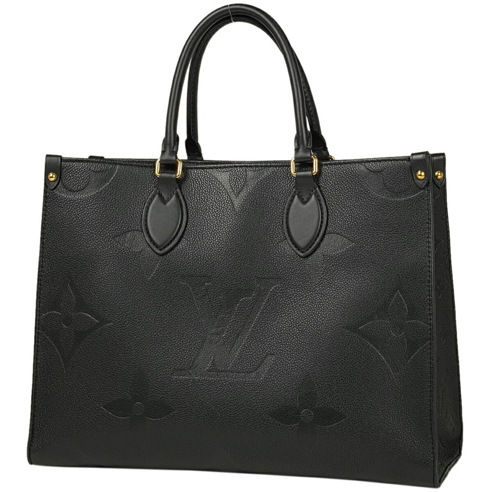 Louis Vuitton On the Go Bag 2way Tote Empreinte Noir Black